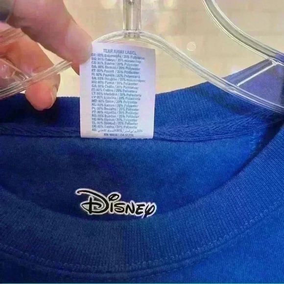 NWOT Disney Mickey Mouse Club Vintage Style Sweatshirt (Size medium) - Picture 4 of 6